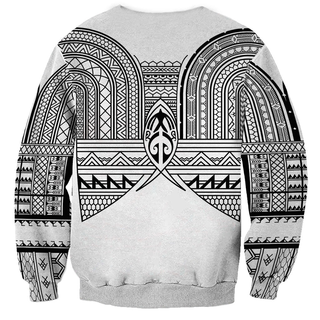 Philippines Igorot Tribal Inspired Sweatshirt White Version LT05 - Polynesian Pride