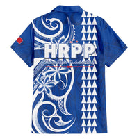 Samoa HRPP Party Family Matching Tank Maxi Dress and Hawaiian Shirt Polynesian Pattern - Polynesian Pride