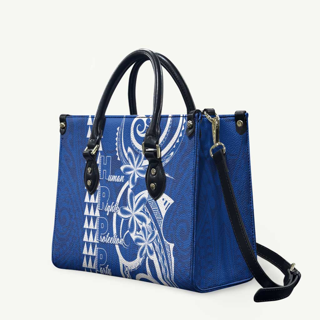 Samoa HRPP Party Leather Bag Polynesian Pattern - Polynesian Pride