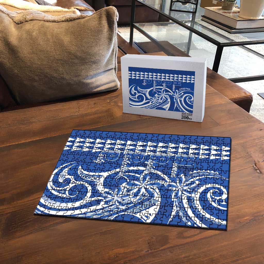 Samoa HRPP Party Puzzle Polynesian Pattern - Polynesian Pride
