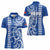 Samoa HRPP Party Women Polo Shirt Polynesian Pattern - Polynesian Pride