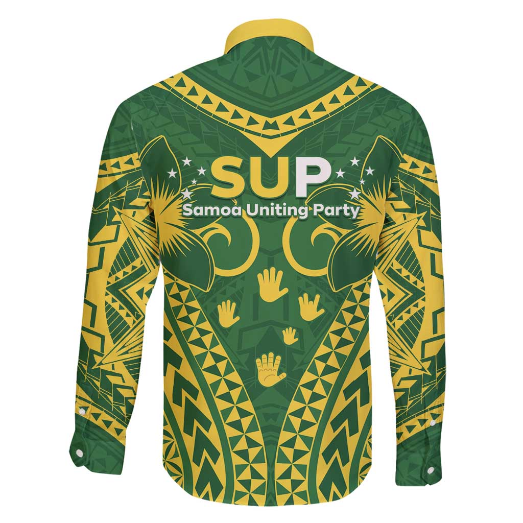 Samoa SUP Family Matching Off Shoulder Maxi Dress and Hawaiian Shirt Samoan Coat Of Arms LT05 - Polynesian Pride