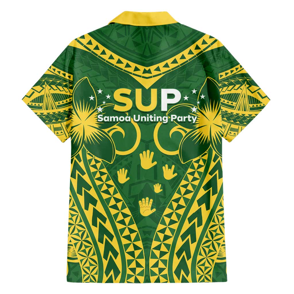 Samoa SUP Family Matching Short Sleeve Bodycon Dress and Hawaiian Shirt Samoan Coat Of Arms LT05 - Polynesian Pride