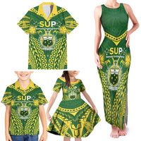 Samoa SUP Family Matching Tank Maxi Dress and Hawaiian Shirt Samoan Coat Of Arms LT05 - Polynesian Pride