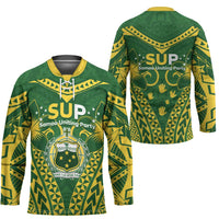 Samoa SUP Hockey Jersey Samoan Coat Of Arms LT05 - Polynesian Pride