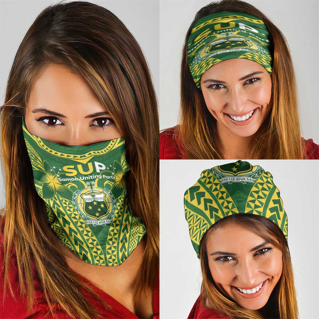 Samoa SUP Neck Gaiter Samoan Coat Of Arms - Polynesian Pride