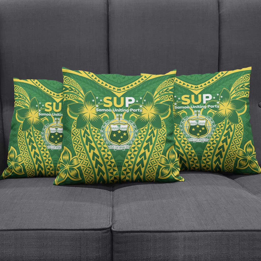 Samoa SUP Pillow Cover Samoan Coat Of Arms - Polynesian Pride