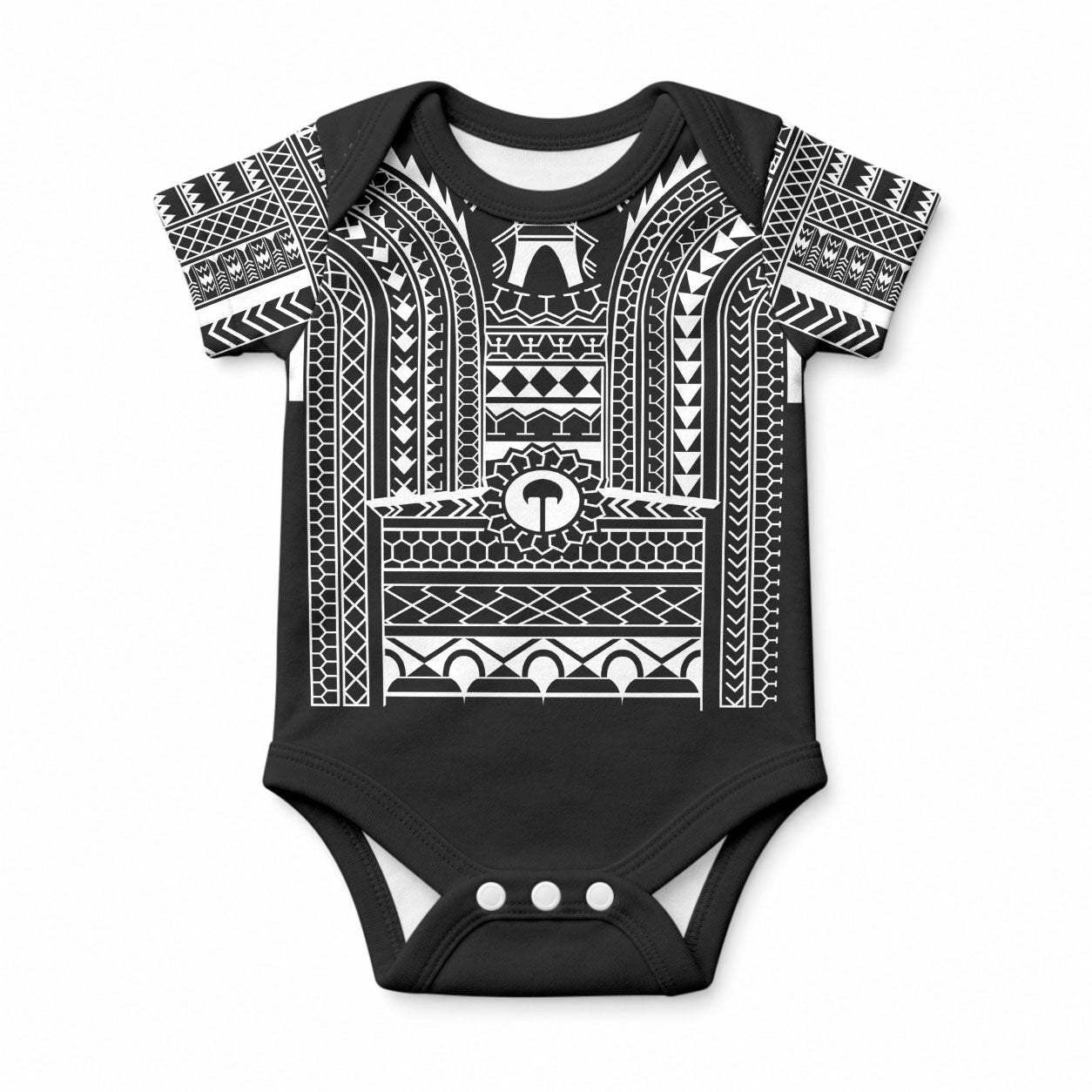 Philippines Igorot Tribal Art Tattoo Black Baby Onesie