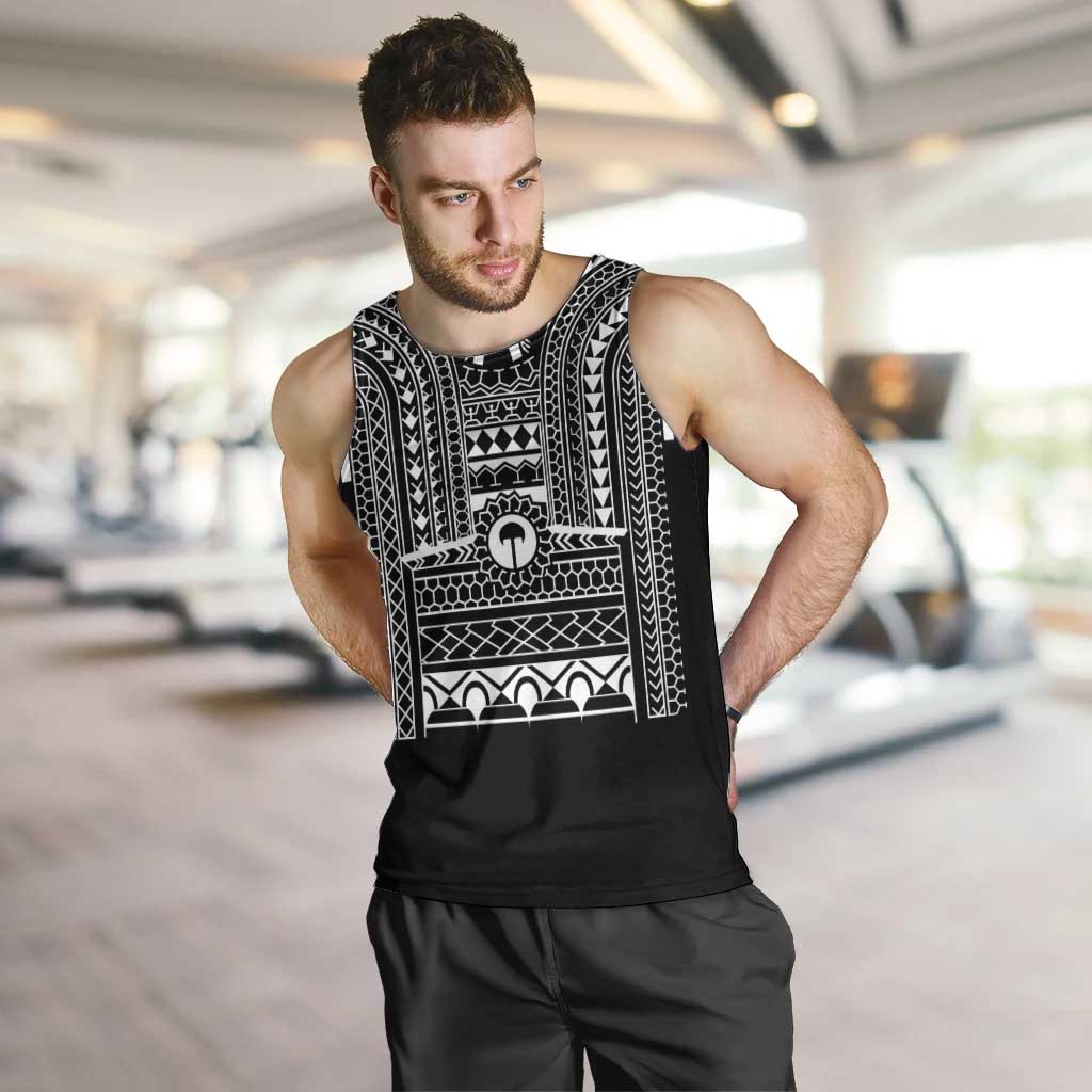 Philippines Igorot Tribal Art Tattoo Black Men Tank Top LT05 Black - Polynesian Pride
