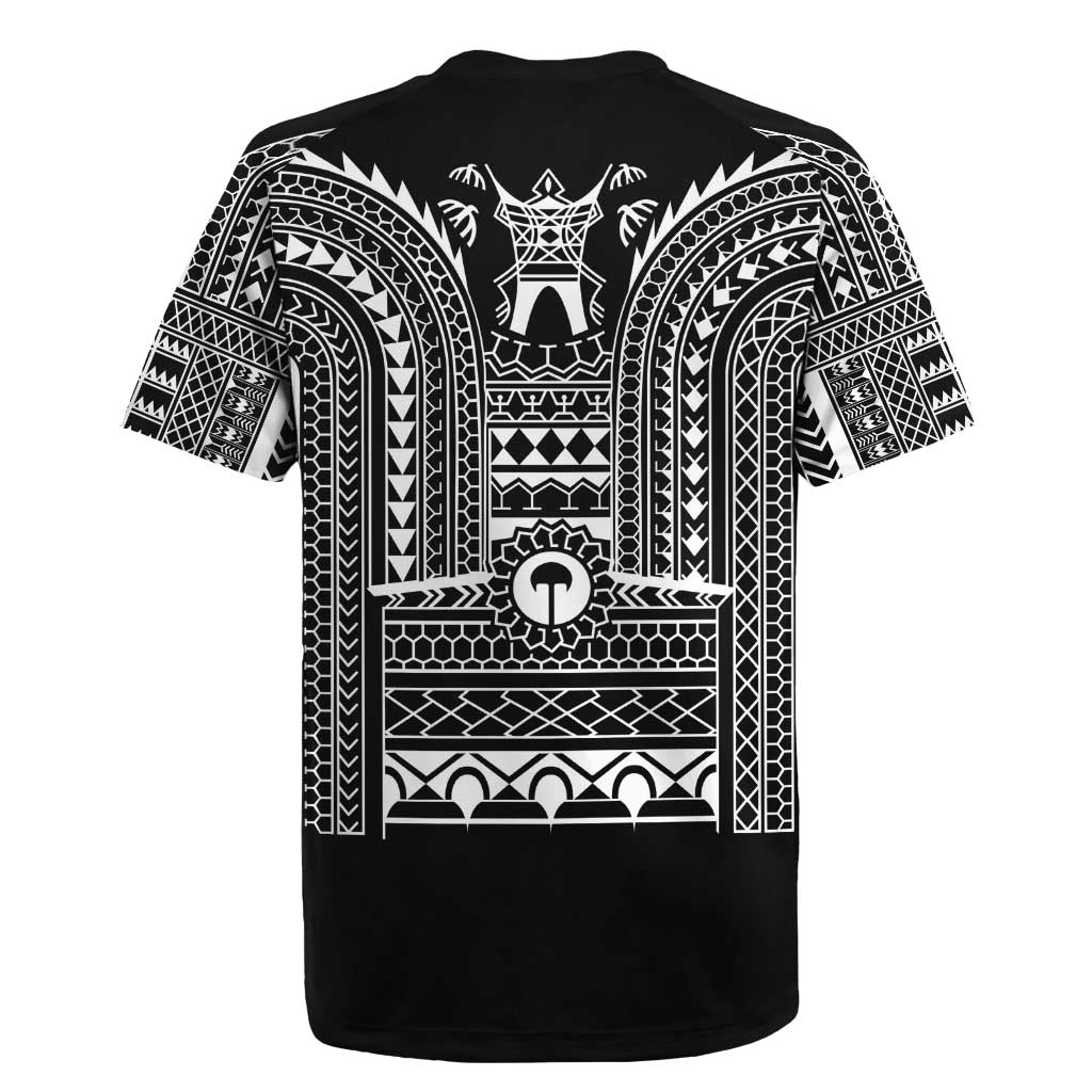 Philippines Igorot Tribal Art Tattoo Black Rugby Jersey LT05 - Polynesian Pride