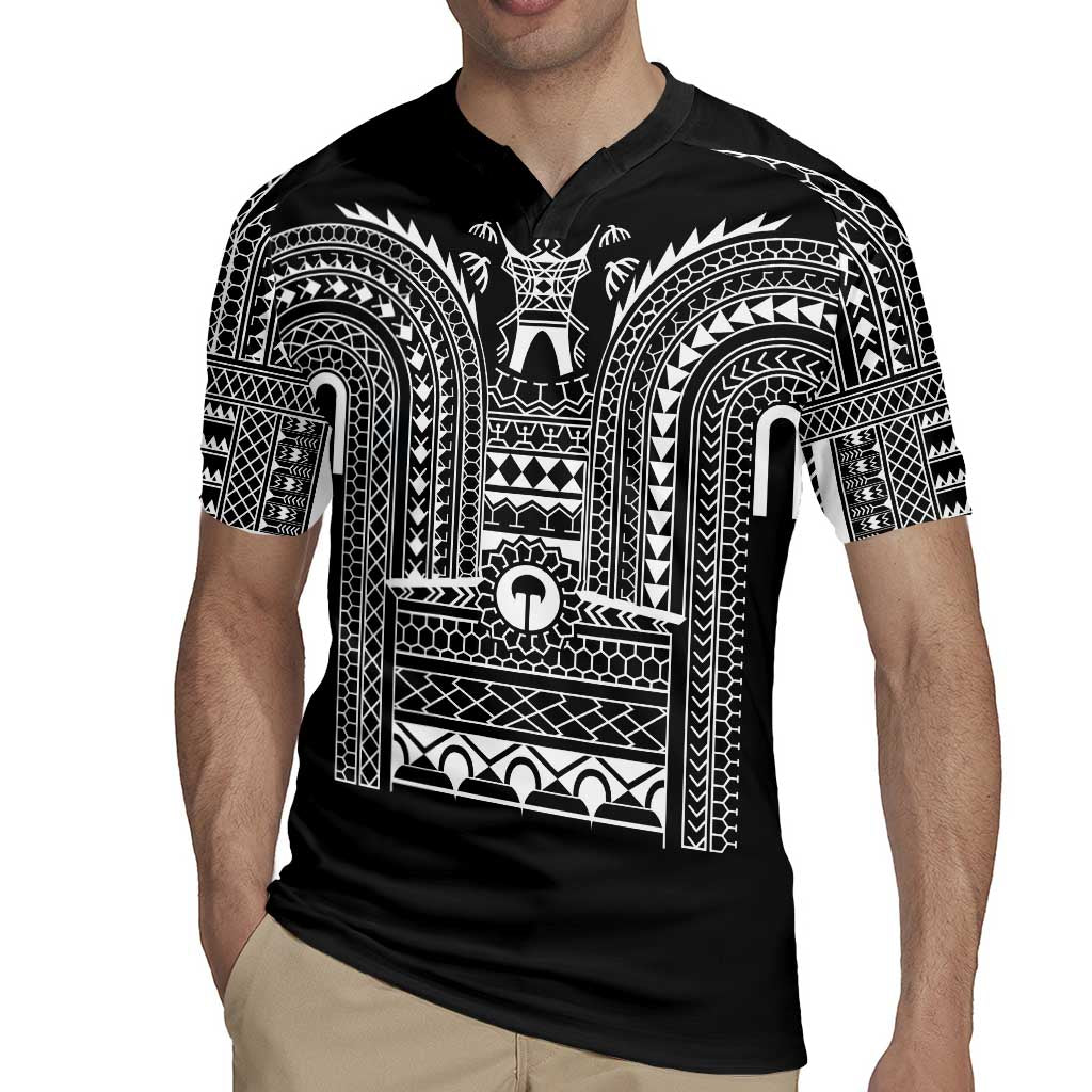 Philippines Igorot Tribal Art Tattoo Black Rugby Jersey LT05 - Polynesian Pride