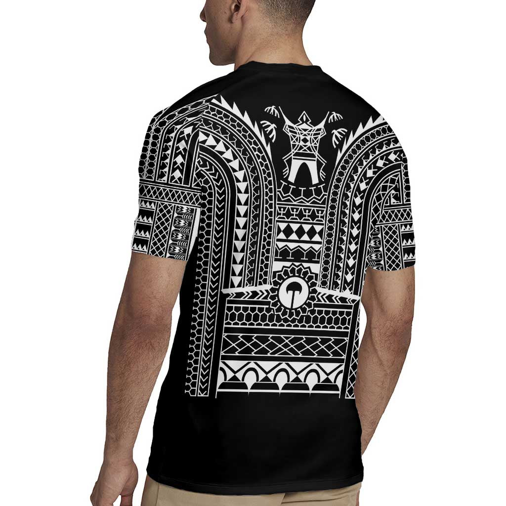 Philippines Igorot Tribal Art Tattoo Black Rugby Jersey LT05 - Polynesian Pride