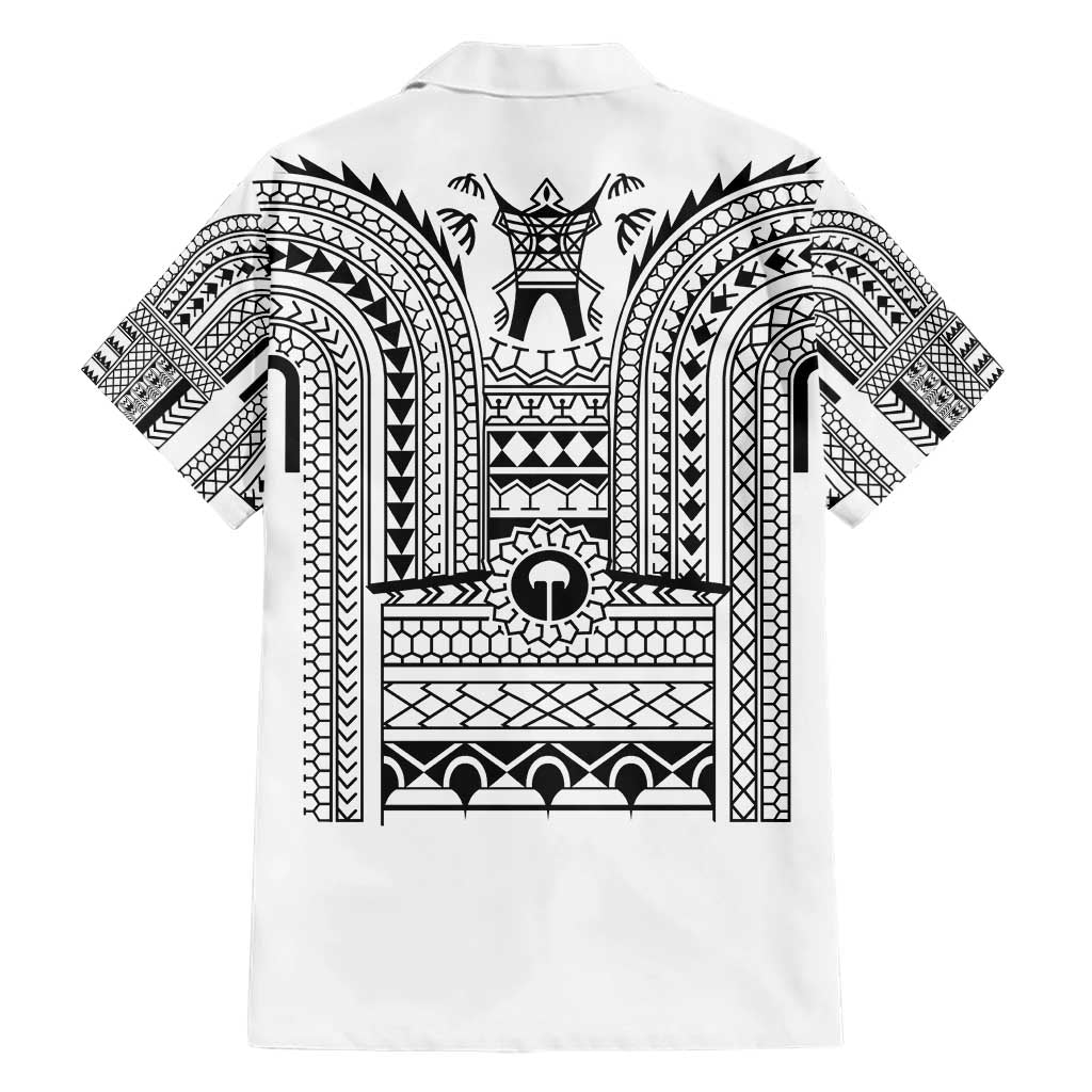 Philippines Igorot Tribal Art Tattoo White Hawaiian Shirt - Polynesian Pride