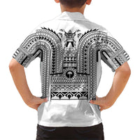 Philippines Igorot Tribal Art Tattoo White Hawaiian Shirt - Polynesian Pride