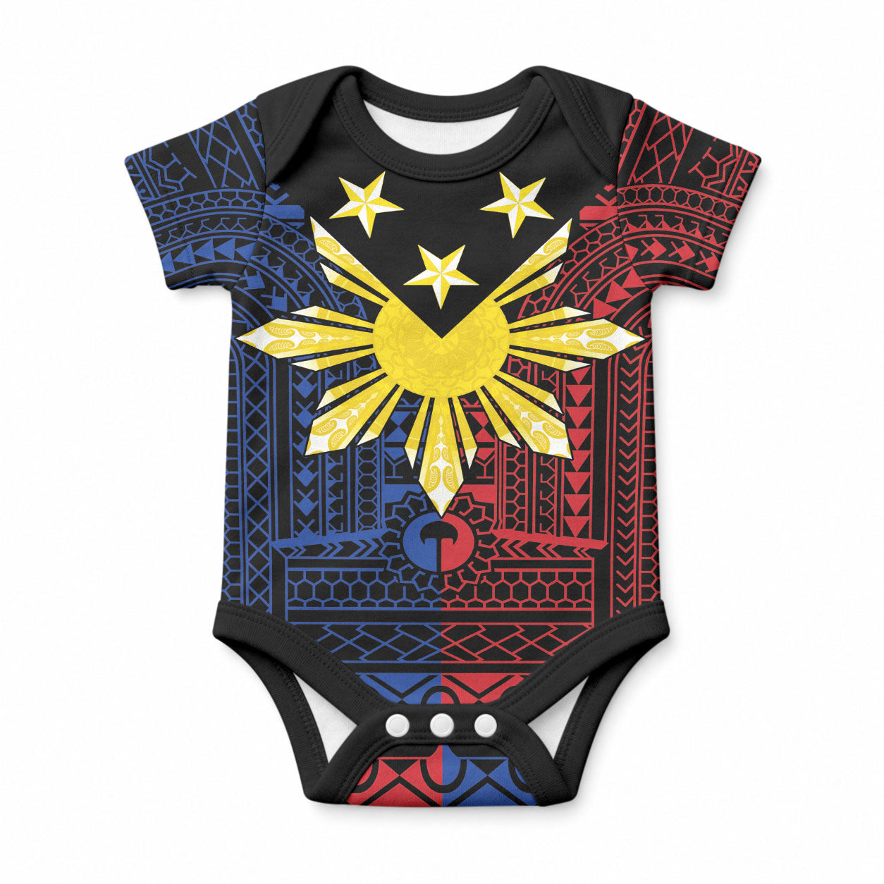 Philippines Sun Star Baby Onesie Igorot Tribal Inspiration