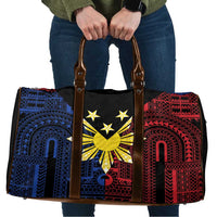 Philippines Sun Star Travel Bag Igorot Tribal Inspiration LT05 Black - Polynesian Pride