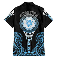 Personalized Fiji Obstacle Race 2023 Family Matching Long Sleeve Bodycon Dress and Hawaiian Shirt Go Champion LT05 - Polynesian Pride