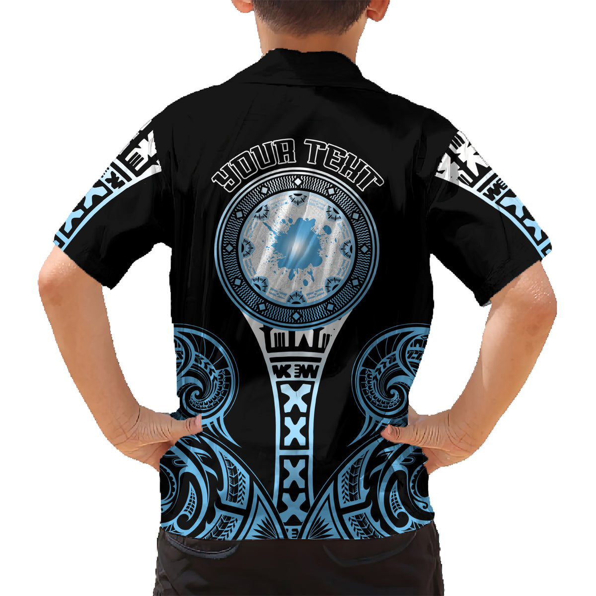 Personalized Fiji Obstacle Race 2023 Kid Hawaiian Shirt Go Champion LT05 - Polynesian Pride