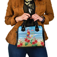 Hawaii Christmas Shoulder Handbag Funny Macaw Parrot Tropical Vibe LT05 - Polynesian Pride