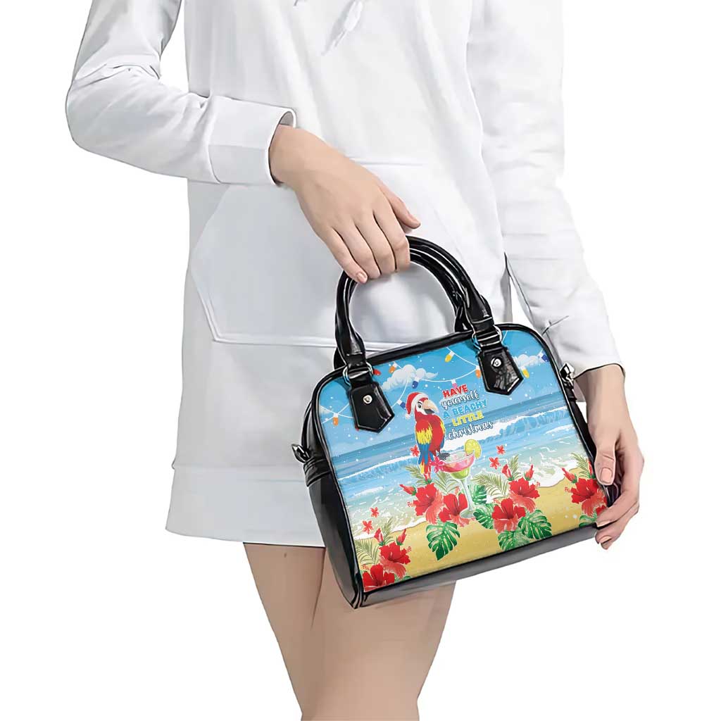 Hawaii Christmas Shoulder Handbag Funny Macaw Parrot Tropical Vibe LT05 - Polynesian Pride