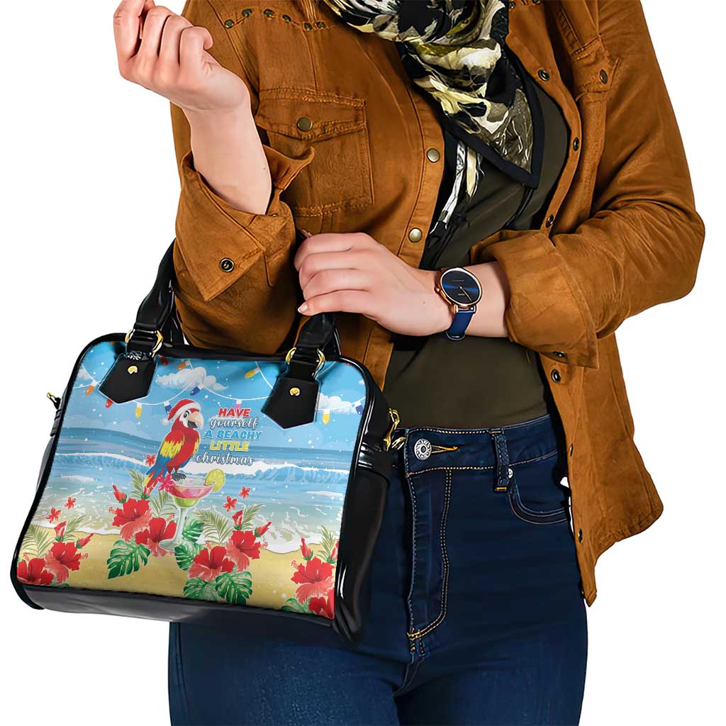 Hawaii Christmas Shoulder Handbag Funny Macaw Parrot Tropical Vibe LT05 - Polynesian Pride