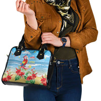 Hawaii Christmas Shoulder Handbag Funny Macaw Parrot Tropical Vibe LT05 - Polynesian Pride