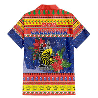 New Caledonia Christmas Family Matching Mermaid Dress and Hawaiian Shirt Kanaky Poinsettia Joyeux Noel LT05 - Polynesian Pride