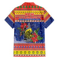 New Caledonia Christmas Family Matching Summer Maxi Dress and Hawaiian Shirt Kanaky Poinsettia Joyeux Noel LT05 - Polynesian Pride