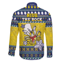 Niue The Rock Christmas Family Matching Tank Maxi Dress and Hawaiian Shirt Niuean Crab Monuina E Kilisimasi LT05 - Polynesian Pride