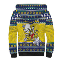 Niue The Rock Christmas Sherpa Hoodie Niuean Crab Monuina E Kilisimasi LT05 - Polynesian Pride