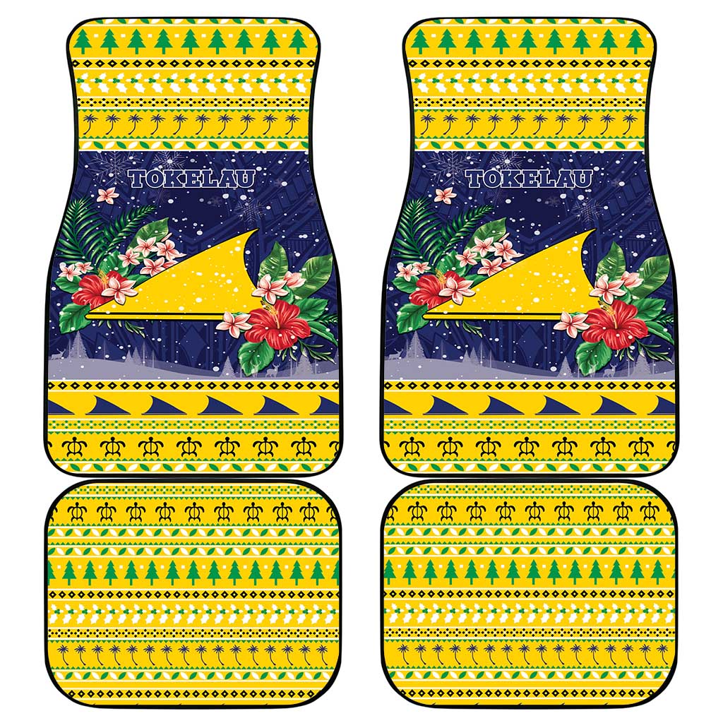 Tokelau Christmas Car Mats Tokelauan Badge Manuia Te Kilihimahi