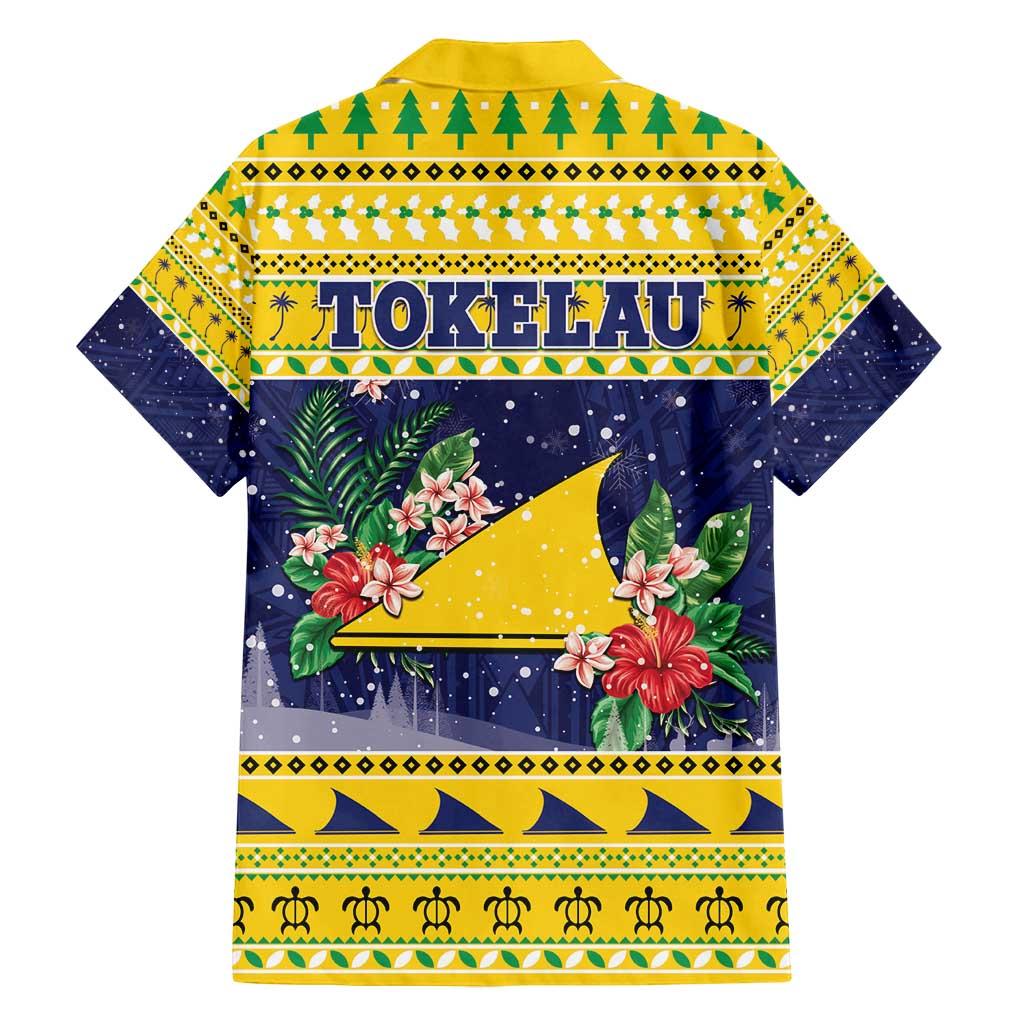Tokelau Christmas Family Matching Puletasi and Hawaiian Shirt Tokelauan Badge Manuia Te Kilihimahi LT05 - Polynesian Pride