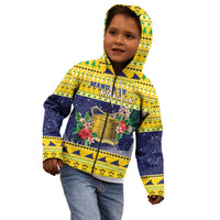 Tokelau Christmas Kid Hoodie Tokelauan Badge Manuia Te Kilihimahi LT05 - Polynesian Pride