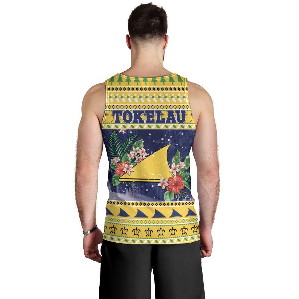 Tokelau Christmas Men Tank Top Tokelauan Badge Manuia Te Kilihimahi