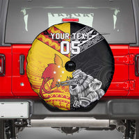 New Zealand And Papua New Guinea Rugby Custom Spare Tire Cover Maori Kiwi With Bird of Paradise LT05 - Polynesian Pride