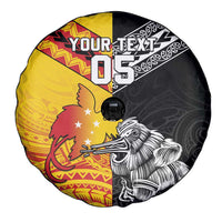 New Zealand And Papua New Guinea Rugby Custom Spare Tire Cover Maori Kiwi With Bird of Paradise LT05 - Polynesian Pride