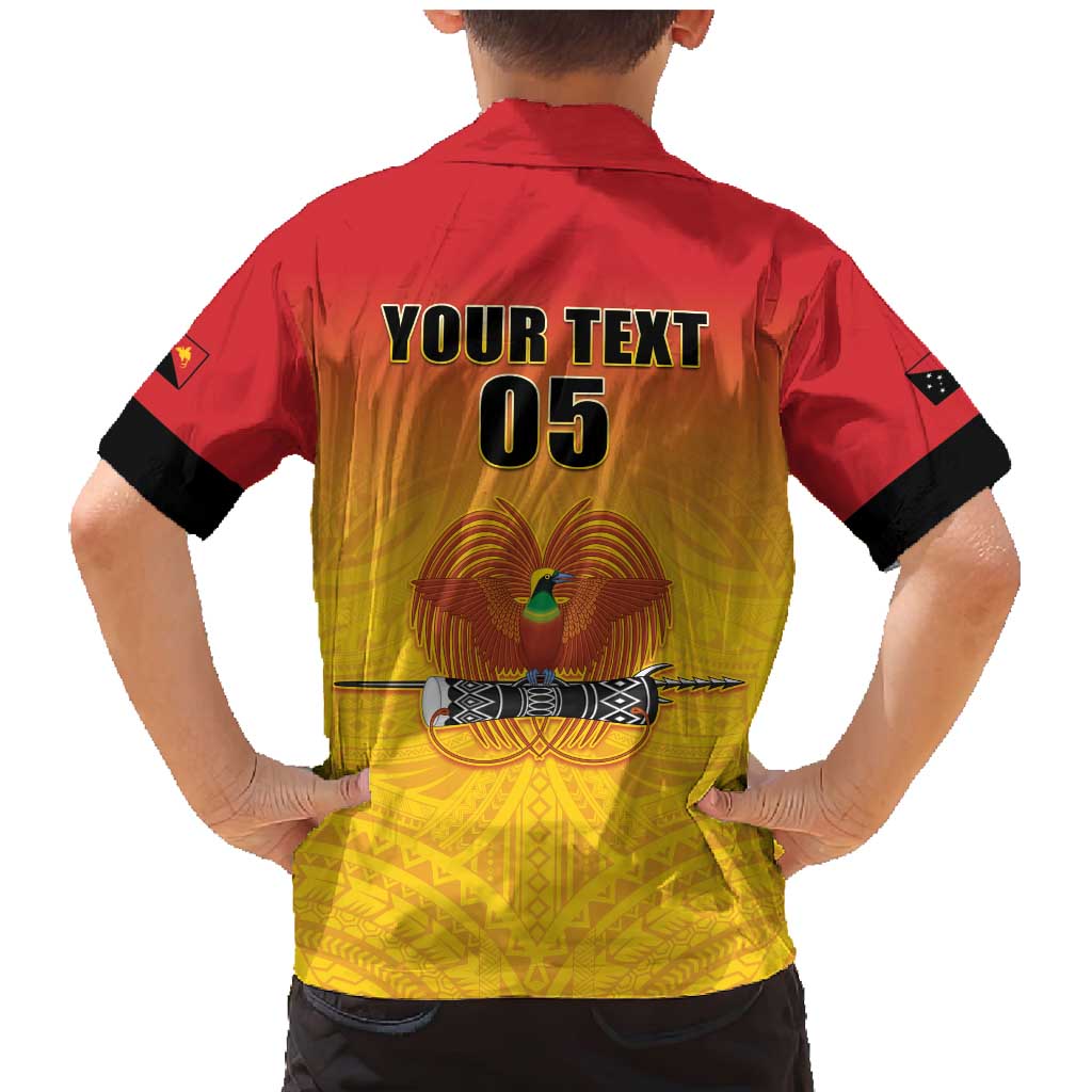 Papua New Guinea Rugby Custom Family Matching Mermaid Dress and Hawaiian Shirt Go Orchids Pacific Champions LT05 - Polynesian Pride