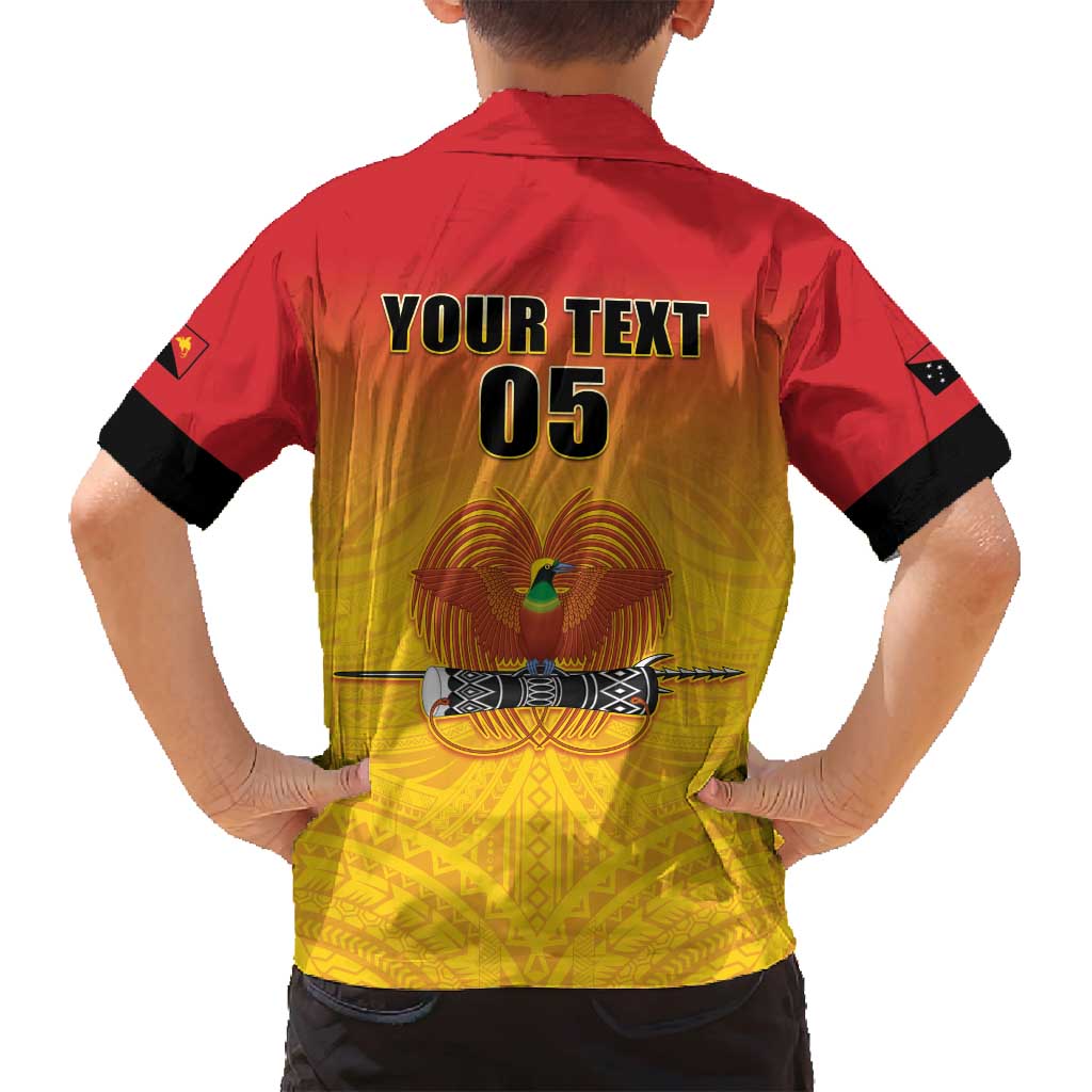 Papua New Guinea Rugby Custom Family Matching Off Shoulder Maxi Dress and Hawaiian Shirt Go Orchids Pacific Champions LT05 - Polynesian Pride