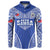 Fetu Samoa Rugby Custom Button Sweatshirt Go Champions