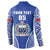 Fetu Samoa Rugby Custom Button Sweatshirt Go Champions