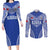 Fetu Samoa Rugby Custom Couples Matching Long Sleeve Bodycon Dress and Long Sleeve Button Shirt Go Champions