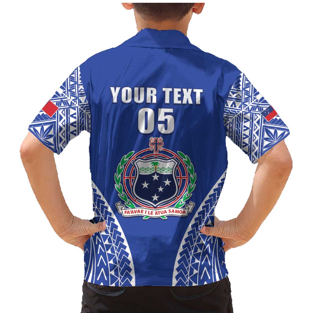 Fetu Samoa Rugby Custom Family Matching Mermaid Dress and Hawaiian Shirt Go Champions LT05 - Polynesian Pride