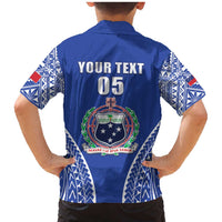 Fetu Samoa Rugby Custom Family Matching Mermaid Dress and Hawaiian Shirt Go Champions LT05 - Polynesian Pride