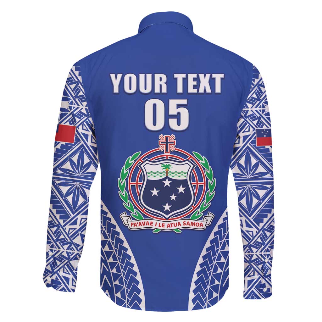 Fetu Samoa Rugby Custom Family Matching Mermaid Dress and Hawaiian Shirt Go Champions LT05 - Polynesian Pride