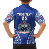 Fetu Samoa Rugby Custom Family Matching Short Sleeve Bodycon Dress and Hawaiian Shirt Go Champions LT05 - Polynesian Pride