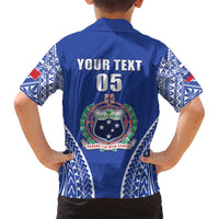 Fetu Samoa Rugby Custom Family Matching Summer Maxi Dress and Hawaiian Shirt Go Champions LT05 - Polynesian Pride