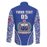 Fetu Samoa Rugby Custom Family Matching Summer Maxi Dress and Hawaiian Shirt Go Champions LT05 - Polynesian Pride