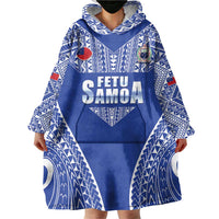 Fetu Samoa Rugby Custom Wearable Blanket Hoodie Go Champions