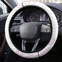Rose Pink Polynesian Tribal Turtle Floral Pattern Steering Wheel Cover LT05 - Polynesian Pride