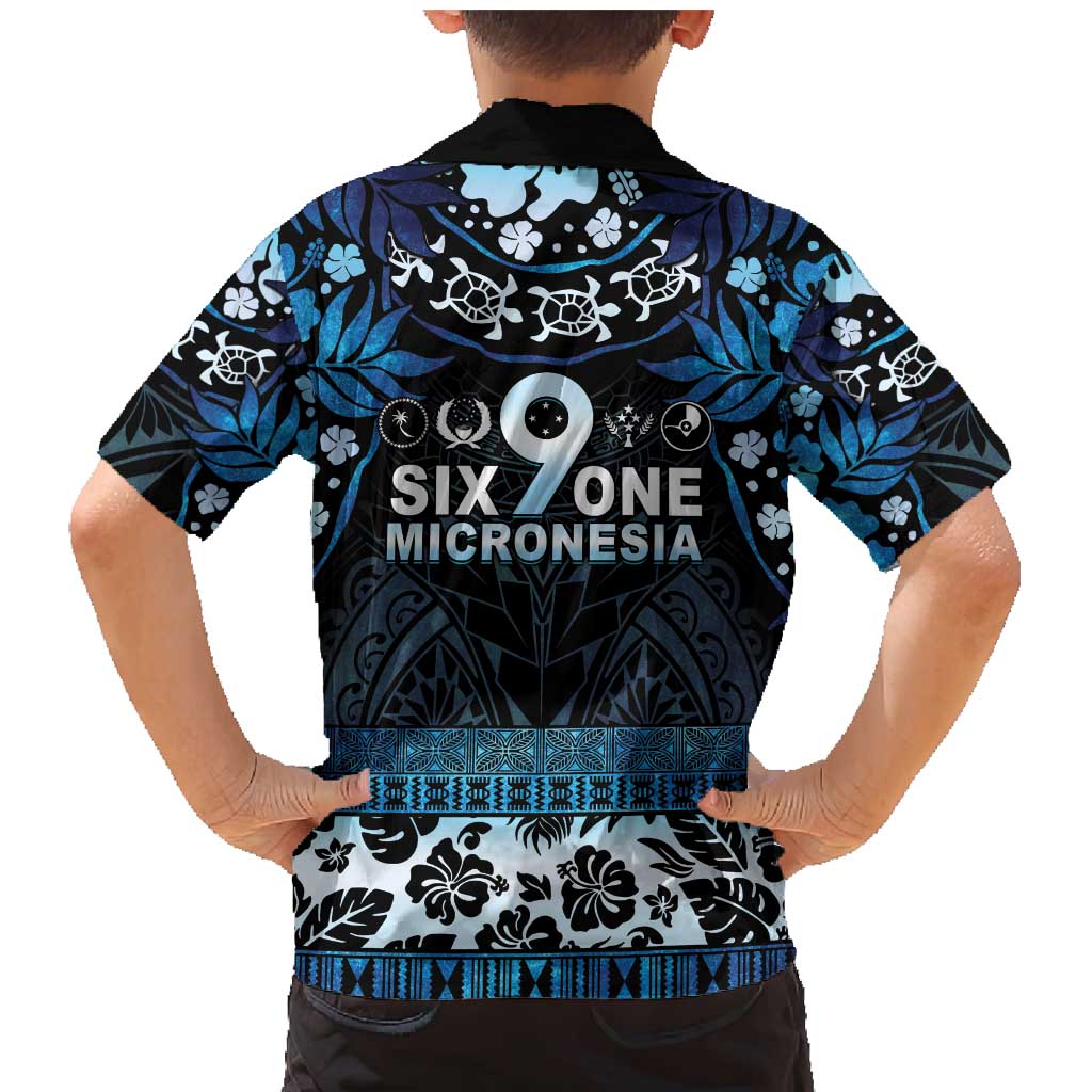Micronesia FSM 691 Family Matching Mermaid Dress and Hawaiian Shirt Respect Culture LT05 - Polynesian Pride